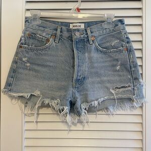 SOLD | AGOLDE Parker denim shorts